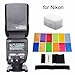 YONGNUO i-TTL Speedlite YN685 (YN-568EX Upgraded Version) 622N/603 Dual Wireless System Works with YN622N and RF603 Wireless Flash for Nikon DSLR + EACHSHOT Color Filters + EACHSHOT Diffuser
