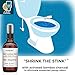 POOQUET 4-Ounce Toilet Bathroom Spray, Shrink The Stink™, Premium Scented Poop Deodorizing Air Freshener w/Bamboo Charcoal, 4oz French Lavender