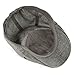 VOBOOM linen Flat Cap Cabbie Hat Gatsby Ivy Irish Hunting Newsboy (Dark Grey)
