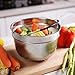 Steamer Basket for 6 Qt Instant Pot Pressure Cooker with Raised Feet & Silicone Handle