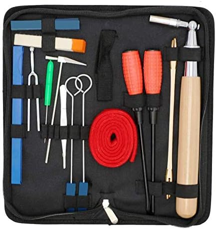 36 Pcs Professional Piano Tuning Kit, Piano Tuner Tool Set With Piano Tuning Hammer