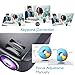 OKCOO Business Overhead Projector for Office Powerpoint Presentation, 200″ Display HD 1080P Movie Projector Home Cinema Video Projector, Compatible with PC Laptop TV Stick PS4 HDMI VGA TF USB AV, Graythumb 3