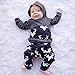 oklady Toddler Infant Baby Boys Deer Long Sleeve Hoodie Tops Sweatsuit Pants Outfit Set(0-3 Months)