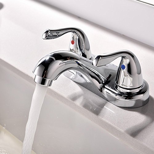 Commercial Chrome 2 Handle Lavatory Bathroom Faucet Vanity Vessel