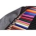 LifeVC Colored Pencils Holder, 72 Pencils Case,Canvas Roll up Wrap Bag Pouch For Gen Pens,Colored Pencils Set(Colored Pencils Not Included)