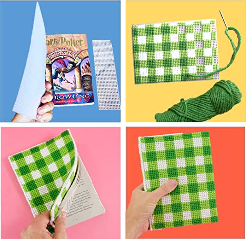 5 Clear+Plastic+Canvas+Sheets+Needles