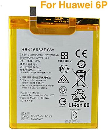 Cellmonkey Huawei HB416683ECW Google Nexus 6P Internal 3450mAh Replacement Battery