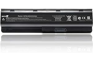NATNO 593553-001 593554-001 MU06 MU09 Extended Laptop battery for HP Pavilion G6 G7 G62 G72 G4 / 2000 Notebook PC / DV6 DV7 DM4 / Compaq Presario CQ32 CQ42 CQ43 CQ56 CQ57 CQ62 CQ72[10.8V 5200mAh 6Cell]
