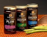 Wok Mei Variety Set of 3 - Oyster, Hoisin and Plum Sauce - 8oz Jars