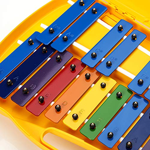 MYEONGCHANG 25note Glockenspiel Xylophone for Kids and Adult Purcussion