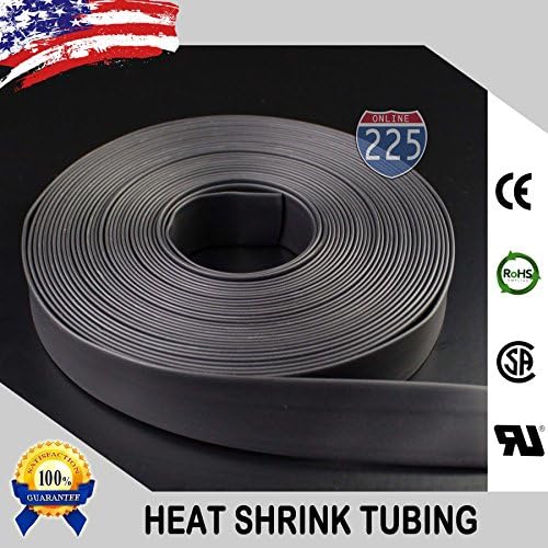 All Sizes & Colors 5-100 FT Polyolefin 2:1 Heat Shrink Tubing LOT