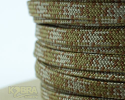 mod/smart Kobra MaxCord High Density Coreless Paracord 16 - 18AWG Sleeving 1/8in.- 100 Foot Spool, Snake Skin