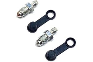 GOTHAM CYCLES Set of Bleed Bleeder Air Valve Screw Nipples for Brembo Front/Rear Brake Caliper on Porsche 911 / Carrera/Cayenne/Cayman/Boxster