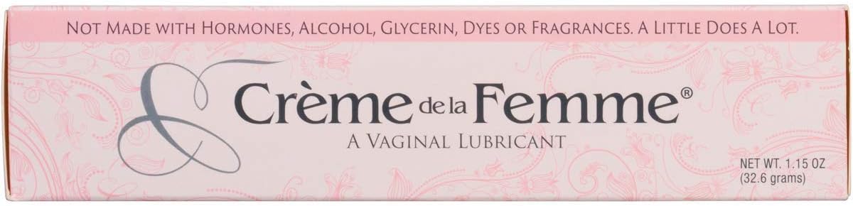 Crème De La Femme 1-Pack, Vaginal Dryness Cream Created by a Woman Doctor, Natural Menopause Dryness Remedy, Feminine Moisturizer and Lubricant, Free Applicator Included: Health & Personal Care