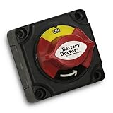 WirthCo 20387 Battery Doctor Mini Master Rotary Dial Disconnect Switch with On/Off Knob and Bottom Cover