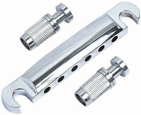 Chrome Bridge Tailpiece Fits for Gibson Ep Les Paul Replacement