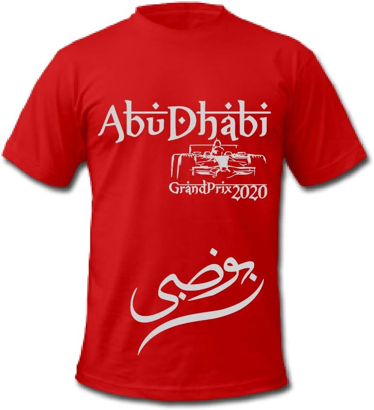 Cold Gun F1 Abu Dhabi Grand Prix Formula One Abu Dhabi Script T-Shirt