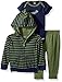 Gerber Baby Boy 3 Piece Hooded Jacket, Bodysuit and Pant Set, dino, 0-3 Months