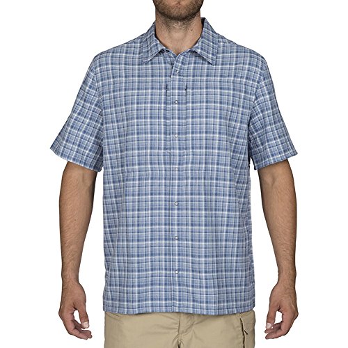 5.11 tactical men s covert shirt select s/s (xl, cadet blue)