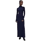 rag & bone Women's Elsa Metallic Turtleneck Maxi Dress