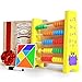Wooden Abacus for Kids: Best Educational Counting Toy for Toddlers - Sturdy and Colorful Abacus Toy - Makes Counting and Learning Fun and Easy - With a Free Magnetic Puzzle Board and Gift Box