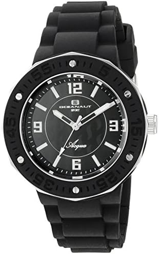 Oceanaut Women's OC0219 Aqua Analog Display Quartz Black Watch
