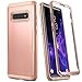 YOUMAKER Case for Galaxy S10+ Plus, Rose Gold Heavy Duty Protection Full Body Shockproof Slim Fit Without Built-in Screen Protector Cover for Samsung Galaxy S10 Plus 6.4 inch - Rose Gold/Pink