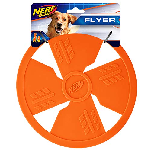 Nerf Dog TPR Flyer, 10-Inch, Orange