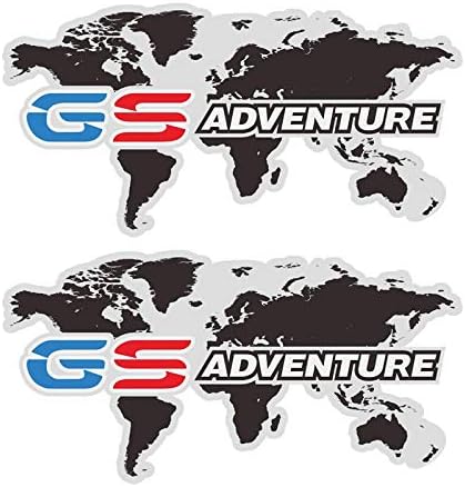 WONYAN Motorcycle Part Motorcycle Tail Top Side Box Cases Panniers Luggage Aluminium Stickers Decals Adventure for BMW R1250GS R1250 1250 R ADV GS Case (Color : 1)