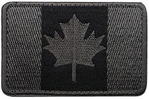 Canada Flag Patches Tactical Tags Canadian Maple Leaf Embroidered Patch Morale National Emblem Shoulder Sew On Embroider for 