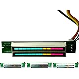 ステレオレベルインジケータVUメーターランプ アンプオーディオDIY調節可能なライトスピードボード With AGCモードデュアル12 digit