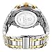 Affute Luxury Sport Digital Analog Quartz Watches for Men Waterproof Led Chronograph Stainless Steel Wristwatch,Gold Silver
