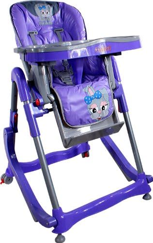 ARTI Baby highchair Modern RT-004 Violet Sweet Bunny Highchair for babies Baby Set - chair and table with Swing/Bounce Function