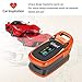 Ulaif Fingertip Pulse Oximeter, OLED Portable Oximetry Blood Oxygen Saturation Monitor SpO2 Finger Pulse Oximeter Readings with Carrying Case/Lanyard/Silicon Case/Batteries