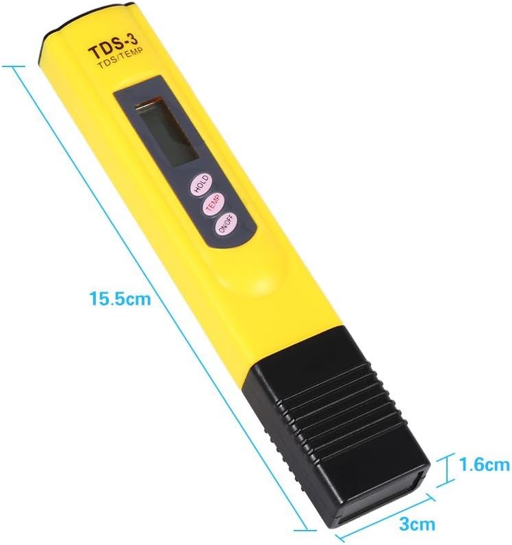 FTVOGUE LCD Water Quality Testing Pen Purity Filter TDS Meter 0-9990 PPM Temp Portable Tester (04) - Image 3