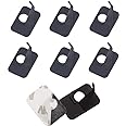 SOPOGER 6pcs Plastic Arrow Rest Black Recurve Bow Arrow Rest Adhesive Back Hunting Shooting Targeting Accessory for Right or Left Hand