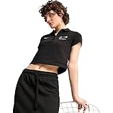 PUMA Women's BMW M Motorsport Classic Baby Polo, Puma Black SS25, Large