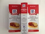 Mccormick vanilla butter & nut Flavor - Artificially flavored 2oz Bottle (Pack of 3)