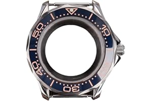 FEIYASHI 41MM Stainless Steel Diving Watch Case Ceramic Bezel Accessories for NH35/36/38 4R36 Automatic Movement