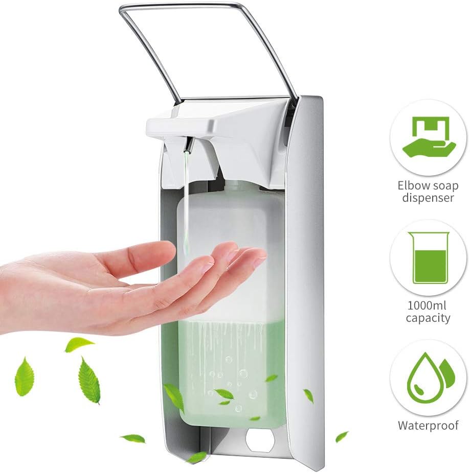 Hand Sanitizer Soap Dispenser, Aluminum Disinfectant Soap Dispensers