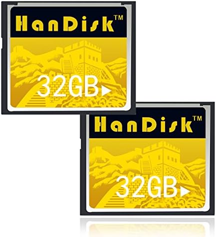 2Pack CF Card 32GB Compact Flash Cards 32GB 3 Years' Replacement Warranty CF memory card For Cmaera