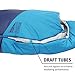 Winner Outfitters Mummy Sleeping Bag with Compression Sack, It's Portable and Lightweight for 3-4 Season Camping, Hiking, Traveling, Backpacking and Outdoor (Navy Blue/Deep Petrol Blue, 32