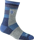 Darn Tough Aztec Hike Light Cushion Micro Crew Sock - Women's Sky Medium DISCONTINUED