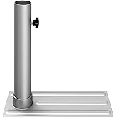 Fengone Portable Flag Pole Metal Tire Mount Fit Flag Pole with Diameter 2.57" Flagpole Tire Mount for Tailgate Party Picnic, Company Trip Tire Mount Flagpole Base