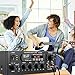 Bluetooth Power Home Audio Amplifier Receiver, ARCHEER 100W HiFi 2 Channel Integrated Stereo Amp System with 2 Mic Jack, Bass&Treble&Echo Control and Power Supply, USB/Bluetooth/TF Card/FM Supported.thumb 1