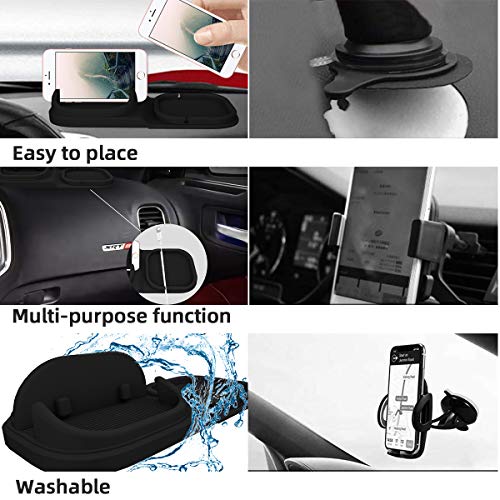 image for WQNIDE Car Phone Holder Dashboard Non-Slip,Car Phone Mount Silicone Ca