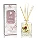 Luxe Home English Rose Fragrance Reed Diffuser Sticks Set | Beautiful Home Decor Scented Room Diffuser | Nice Gift for Mom, Wife, Grandma, Aunt or Co-Worker