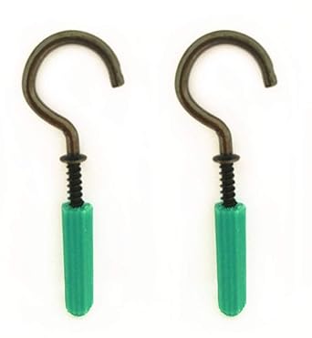 Light Hooks Ceiling Hanging Cup Screw Hook With Plastic Anchors