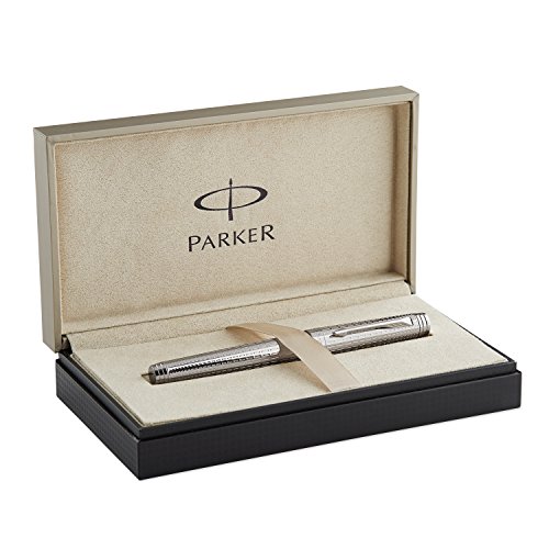 Ручка Parker Premier de luxe f562 перо chiselling s0887970 (3501170887974)