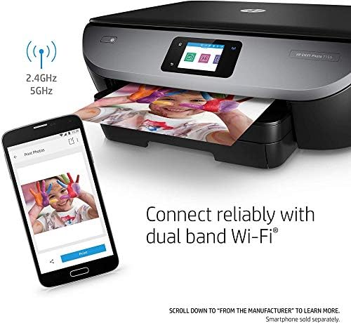 hp envy photo 7155 all in one photo printer with wireless printing